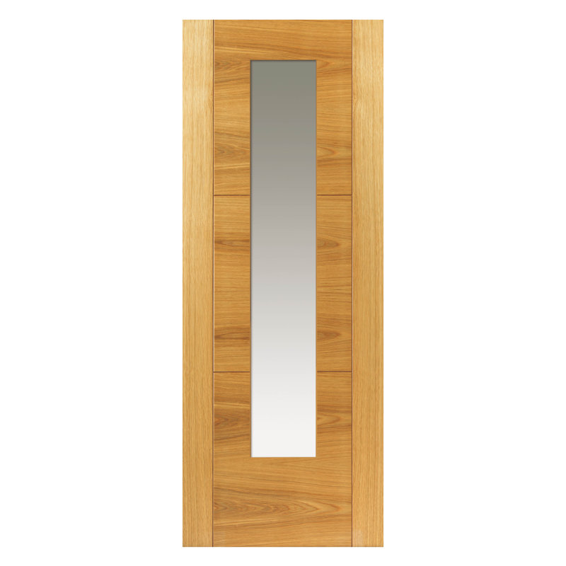 Mistral Oak Internal Door Unfinished, 198.1cm H x 68.6cm W x 3.5cm D