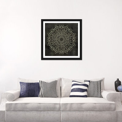 « geometric tile i », impression sur toile