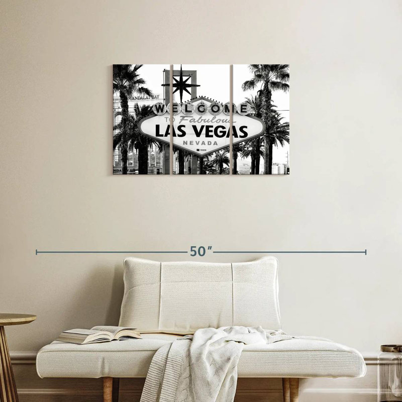 Senne Welcome To Fabulous Las Vegas BW, H 20 po x l 33 po