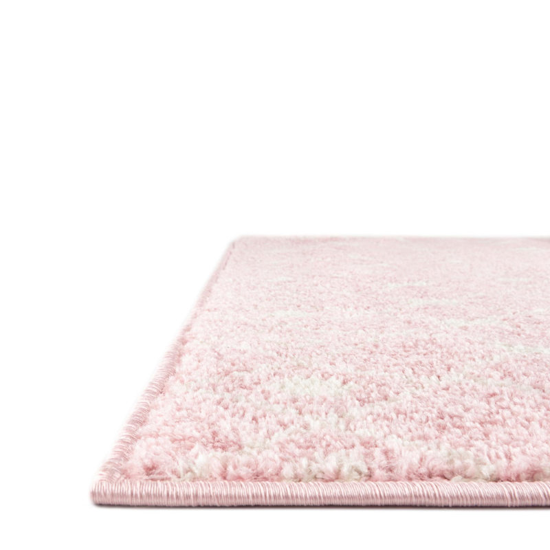 Tapis d'intérieur Somerville, Pink, Tapis de couloir 2 pi 7 po x 10 pi