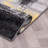 Rambo Performance Abstract Yellow/Black/Gray Area Rug-878282558