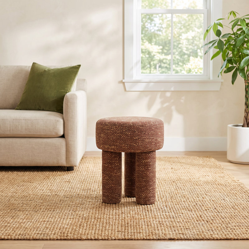 Altan Accent Stool, Brown