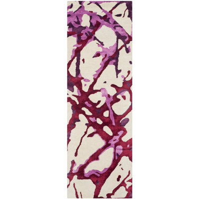 Isaac Mizrahi Hand Tufted Wool Abstract Rug