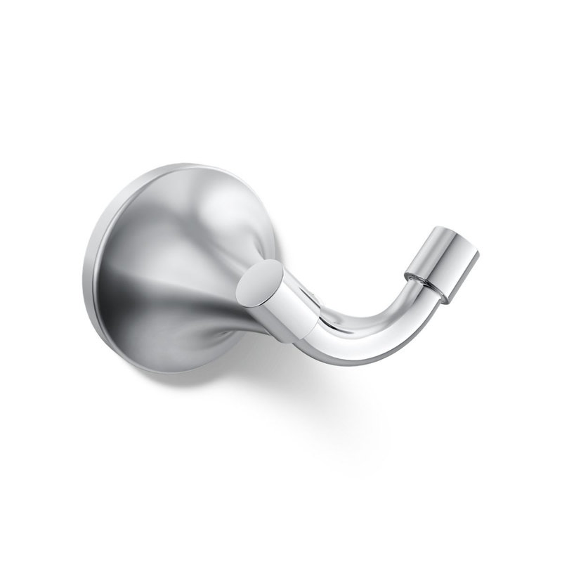 Tone Wall Mounted Robe Hook, Polished Chrome