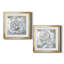 «Bombshell Bloom I», ensemble de 2 reproductions d'art sur toiles-303164622-376382701-376382690