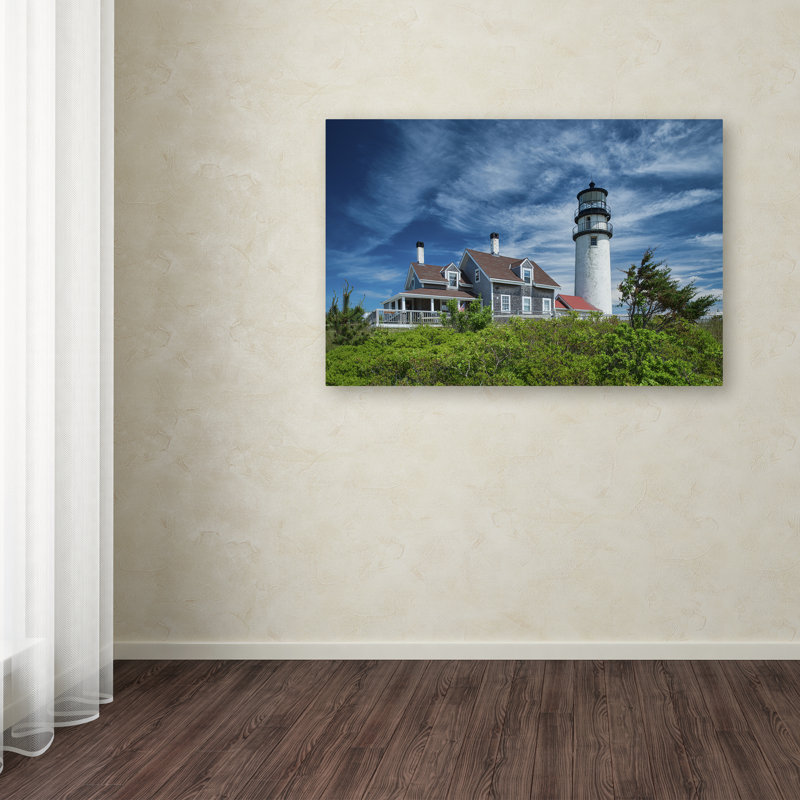Cliffton «Cape Cod Light», reproduction de photo sur toile tendue, H 30 po x l 47 po x P 2 po