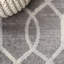 Tapis gris foncé / crème Wincott Ogee-820805650