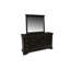 Miroir de commode rectangulaire Wellington
