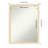 Jitzel Solid Wood Rectangle Wall Mirror-597543574