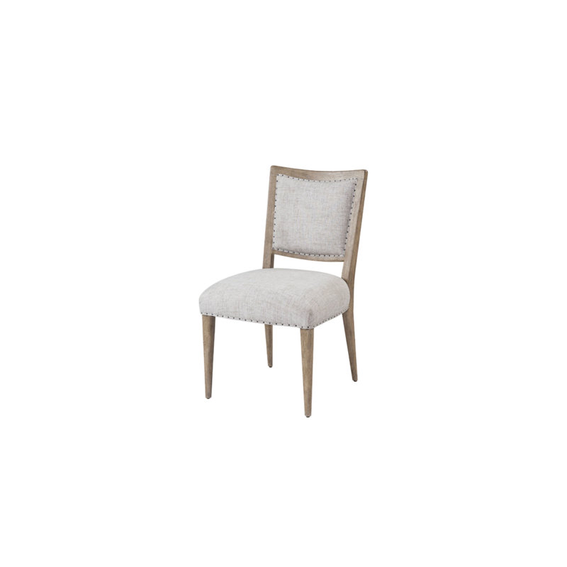 Paire de chaises de salle à manger surdimensionnées (2) - Sable, sièges rembourrés en mousse, siège en toile, bois massif + (2 pièces) Finition colorée, rembourrée, assise, produite