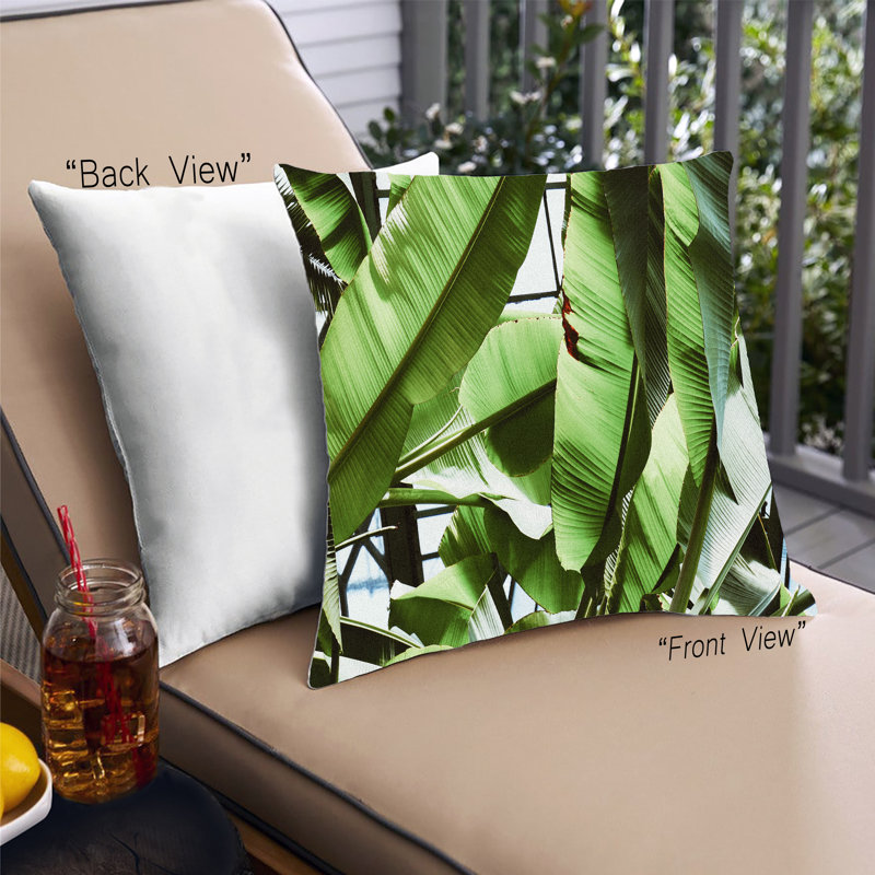 Coussin décoratif Color Focus Green 75, Synthétique