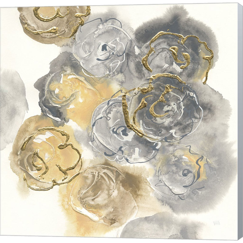 «Gold Edged Neutral II» par Chris Paschke, reproduction sur toile tendue, H 24 po x l 24 po x P 1,5 po