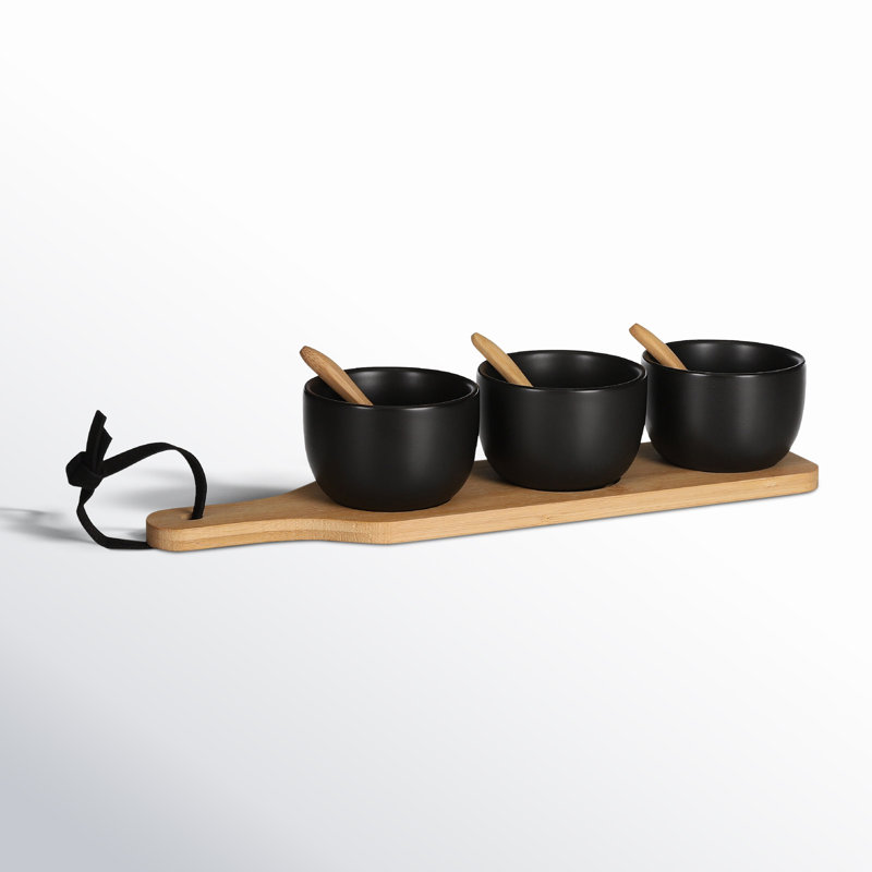Gracie Oaks Cardiff Ceramic Divided Serving Dish