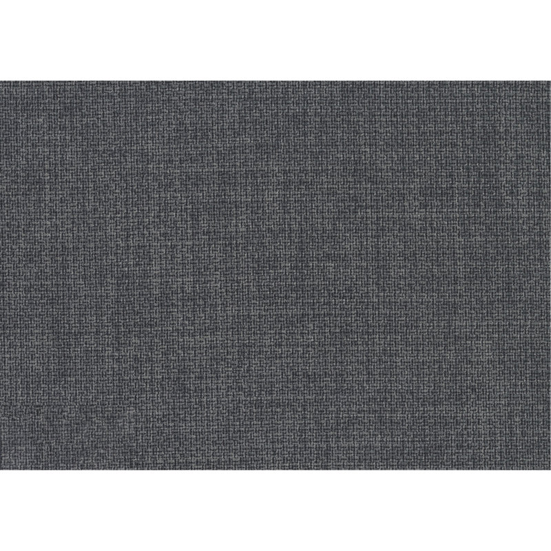 Fauteuil contemporain gris, rembourrage en mousse et pieds brun