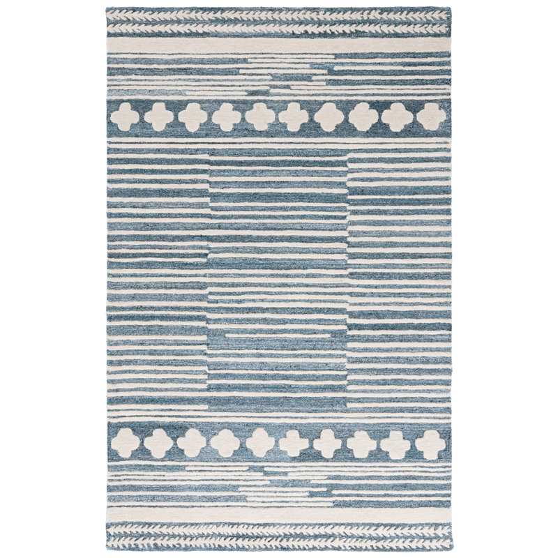 Tapis performance du Sud-Ouest touffeté à la main Lasko, Rectangulaire 3 pi x 5 pi