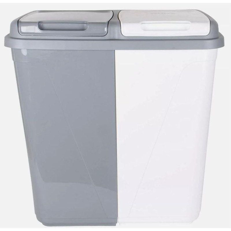 Plastic Laundry Hamper, 58" H x 56" W x 37" D