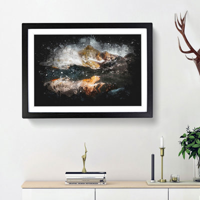 Reflection Of The Alps - Picture Frame Graphic Art