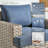Dzion Outdoor Wicker 5 Person Seating Group With Cushions And Ottomans-1455578839