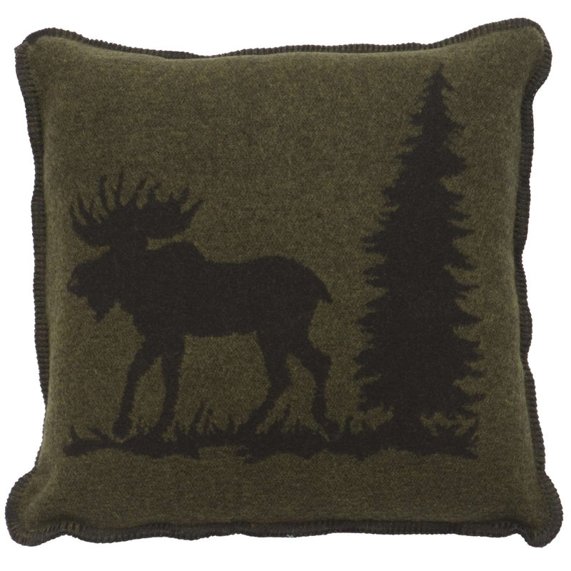 Wooded River Moose I - Coussin décoratif - 20 x 20