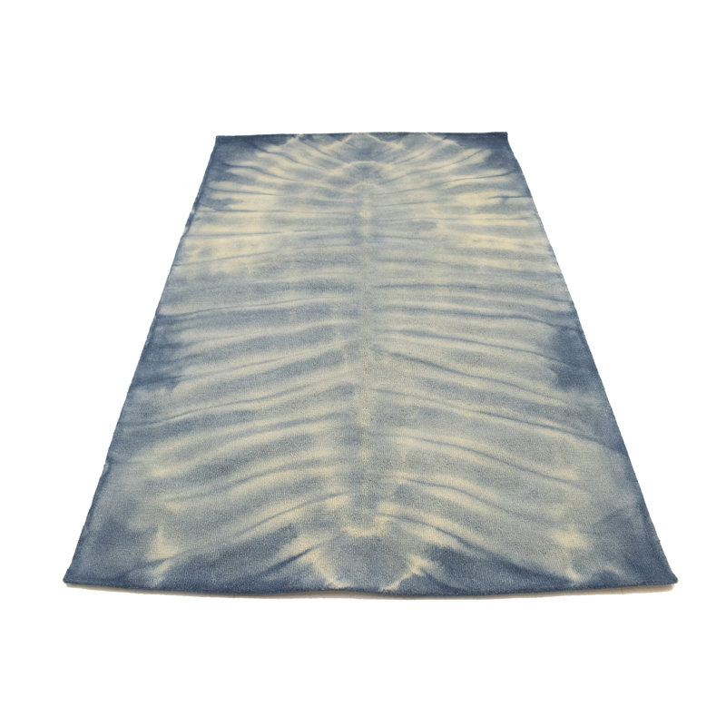 Tapis oriental bleu 5 x 8