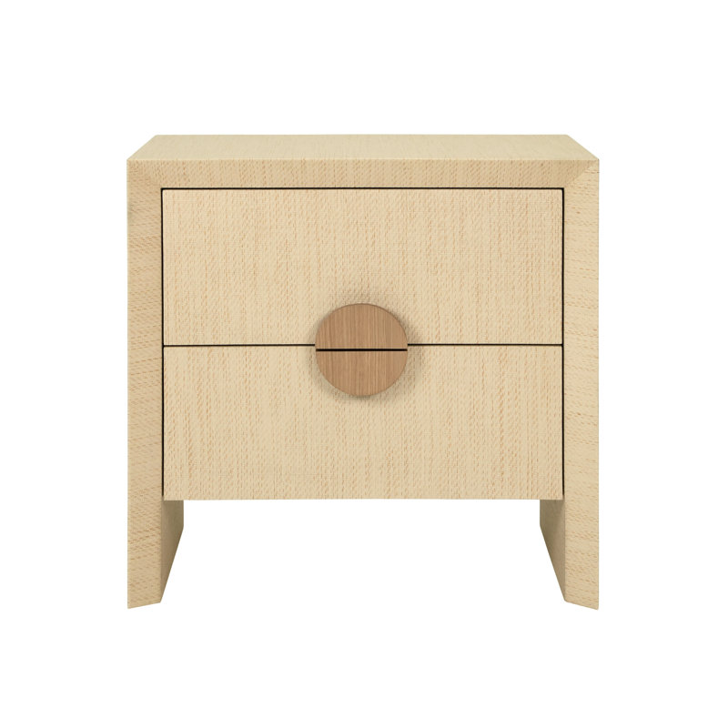 2 - Drawer Nightstand, Natural