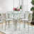 Glass Top Dining Table