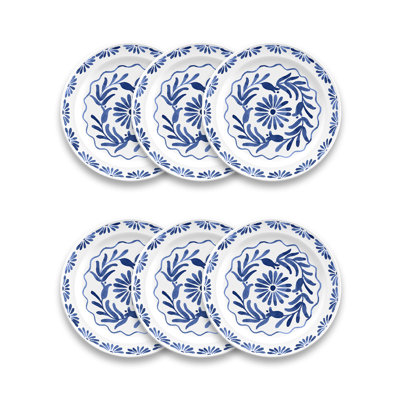 Tarhong 8.5" W Round Melamine Salad Plates