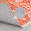 Tapis de couloir lavable 2 x 6 - antidérapant, pliable, mince, patiné, pour couloir, cuisine, salle de bain (bleu)-1113879863
