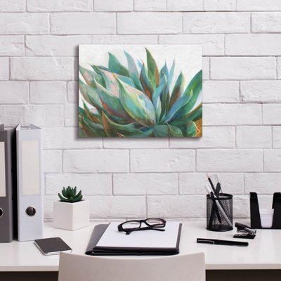 Latitude Run® 'Agave' by Danhui Nai Canvas Wall Art
