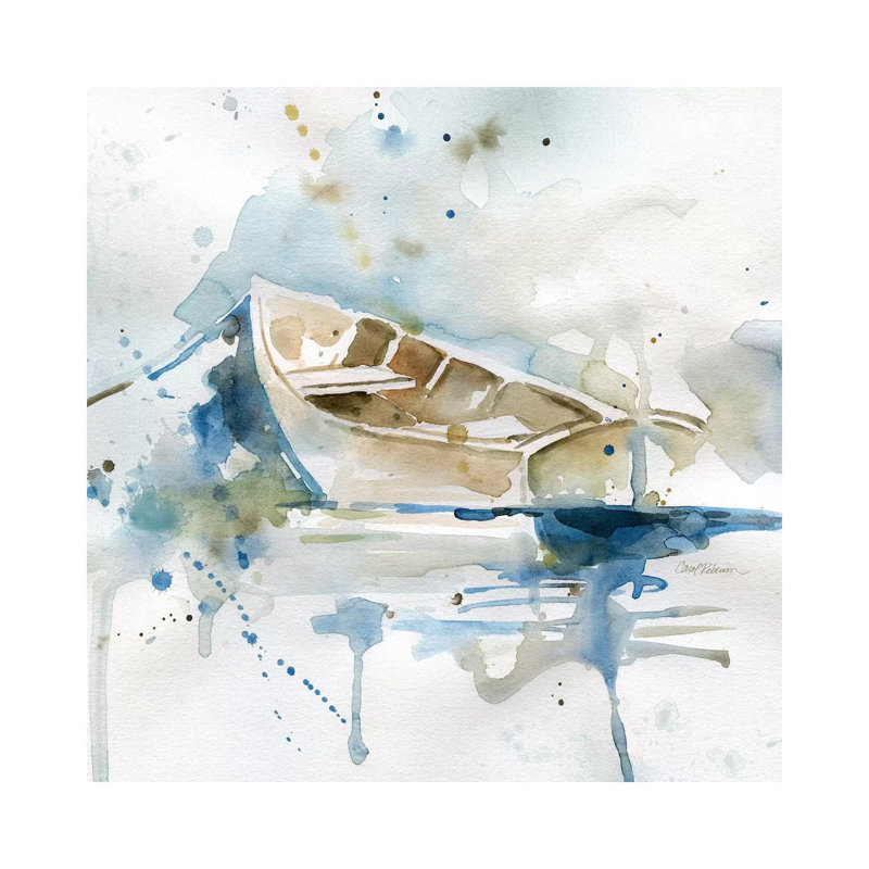 Malibu Marina II by Carol Robinson - Painting on Canvas, Wrapped Canvas, 45.72 cm H x 45.72 cm W x 1.91 cm D