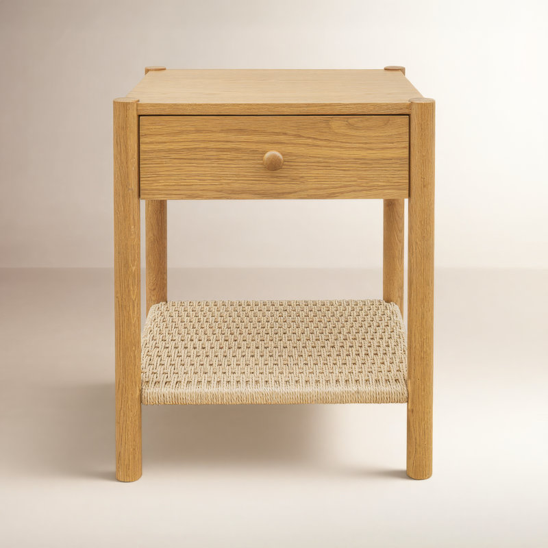 Alino 19.69'' W Nightstand, Natural