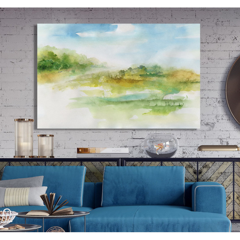 « rêvey highland », impression, H 32 po x l 48 po x P 1,5 po, Toile tendue