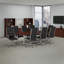 Fauteuil de conférence en similicuir BBF-37607316-38491560