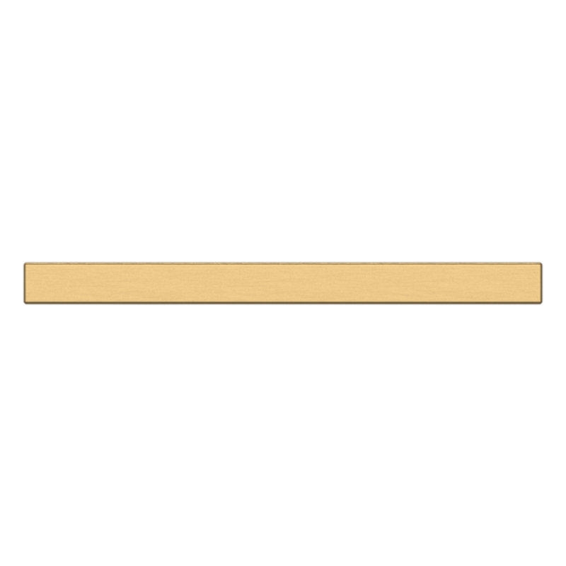 4407 Contemporary Pull, 6" CTC, Satin Brass