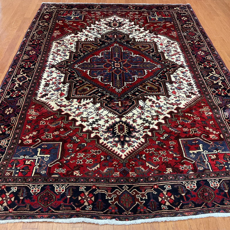 HERAT ORIENTAL Handmade Heriz Wool Rug