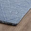 Tapis bleu antidérapant Brenly-944351283