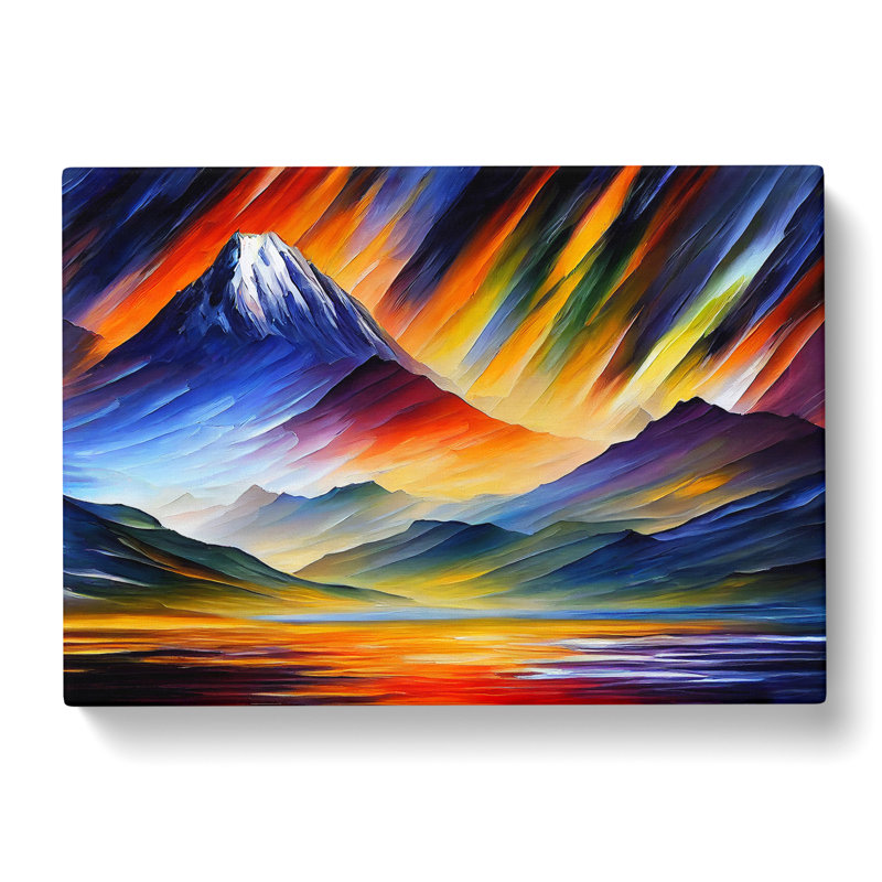 Beautiful Mountains Vol.3 - Wrapped Canvas Painting, 35cm H x 50cm W x 3cm D