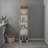 Natural Oak Storage Cabinet With Fixed Shelf-1520731851