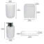 Ensemble de 4 accessoires de salle de bain Shirah 