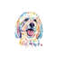 Goldendoodle - Charlie par Lisa Whitehouse - impression d'art graphique-52541987-52541974-52541983