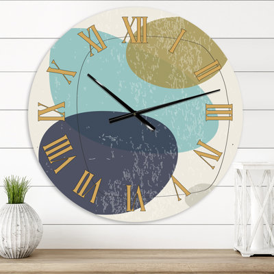 Minimal Elementary Organic and Geometric Compositions XXXIX Wall Clock