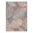 Abrahamson Folia Vintage Machine Washable White / Blue / Orange Indoor Area Rug with Non-Slip Backing-203454044