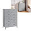 Commode 5 tiroirs pour chambre à coucher-609763434