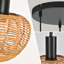 Boho 3-Light Woven Kitchen Island Pendant