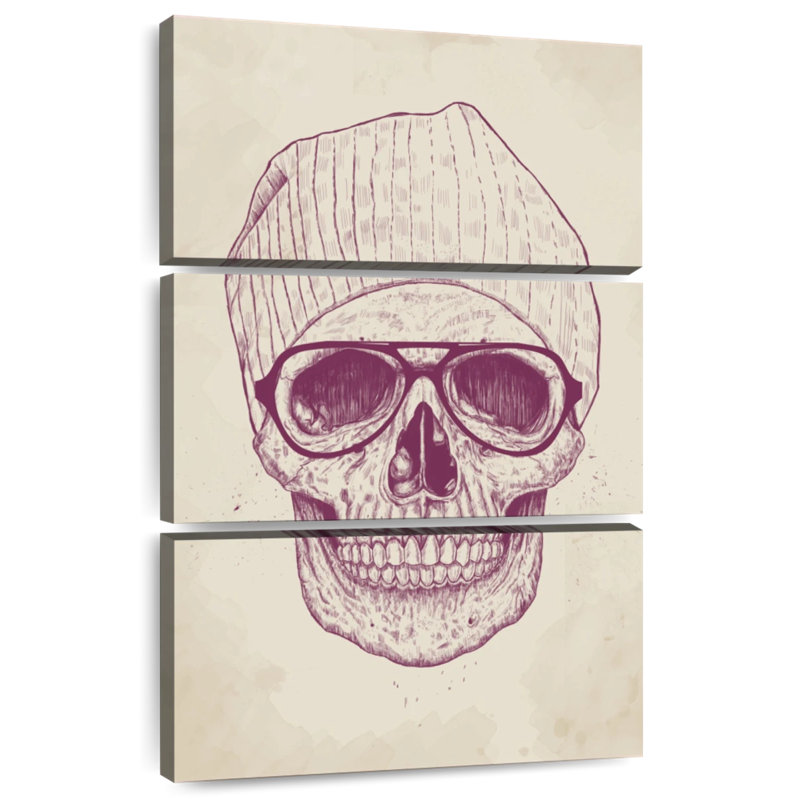 Kerner Cool Skull, 74" H x 48" W