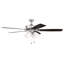 Ventilateur de plafond standard à 5 pales de 60 po avec chaînette et ensemble d'éclairage inclus Lauresha-1258418633