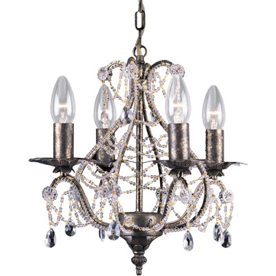 Francine 4 - Light Candle Style Chandelier