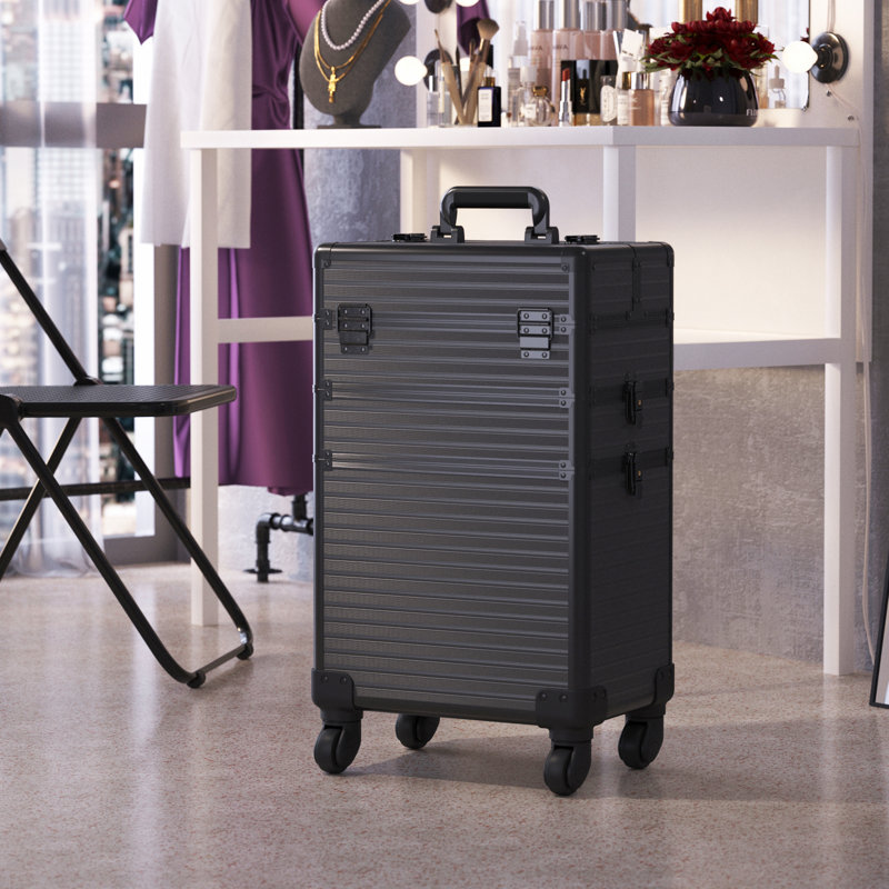 Plastic Makeup Organiser, Black