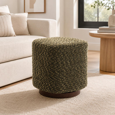 Tabouret de coiffeuse pivotant 360 avec coussin rembourré