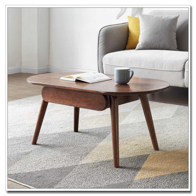 Table basse avec tiroir en bois massif